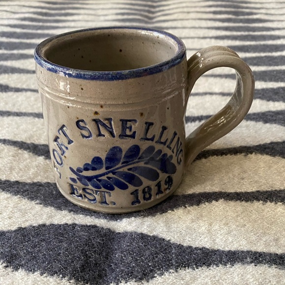 Westerwald Other - VTG Westerwald Pottery Fort Snelling 1819 Salt Glazed Mug